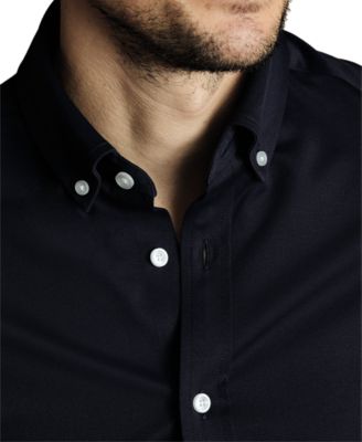 Men's Four-Way Stretch Jersey Button Down Shirt