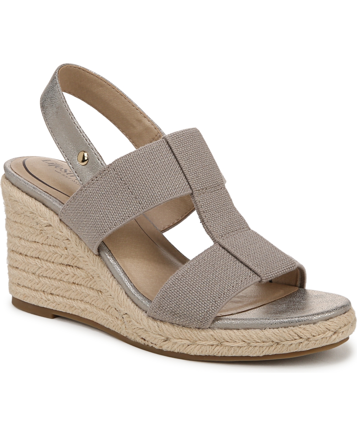 LIFESTRIDE WOMEN'S TALLULAH ESPADRILLE WEDGE SANDALS 