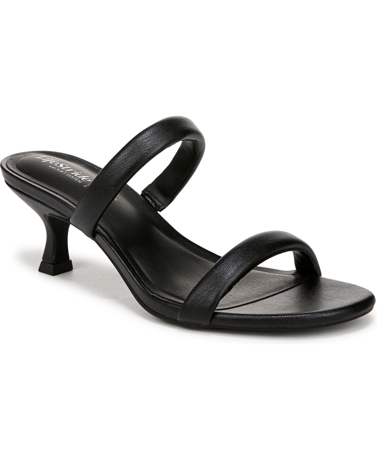 LIFESTRIDE WOMEN'S NALANI OPEN ROUND TOE SLIDE DRESS SANDALS 
