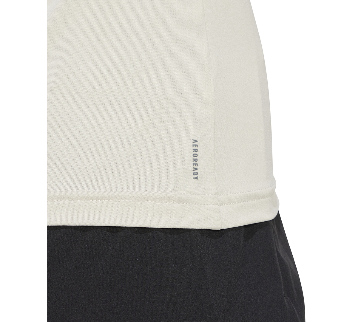 Adidas Originals Women's Training Moisture-wicking Logo V-neck T-shirt In Wonder Alumina,white