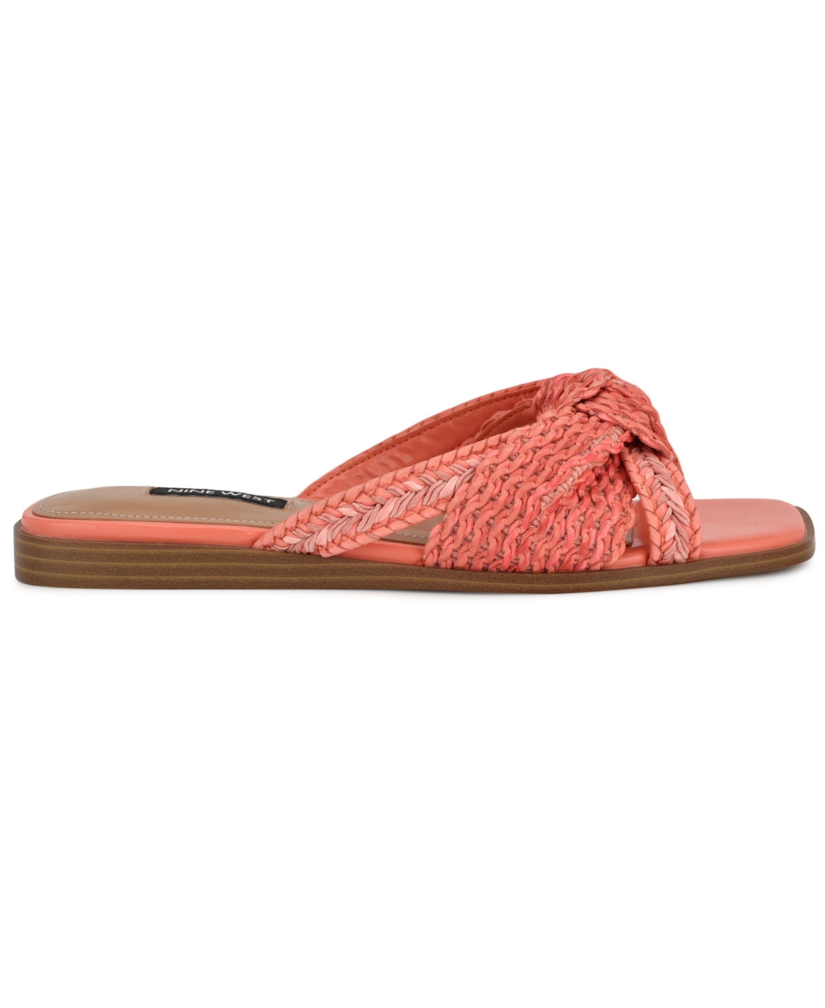 Nine West Omansa Slide Sandal In Orange