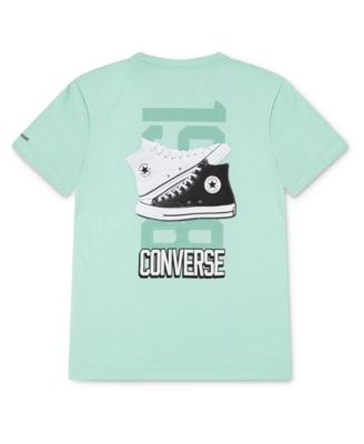 Big Boys Retro Front Back Sneaker T-shirt