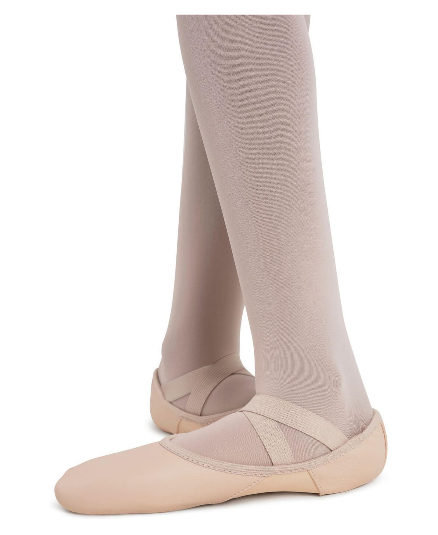 Детские кожаные балетки Capezio Hanami, цвет: Светлый розовый — фото 2