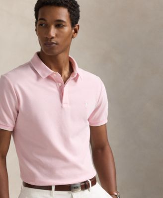 Men's Classic-Fit Stretch Oxford Mesh Polo