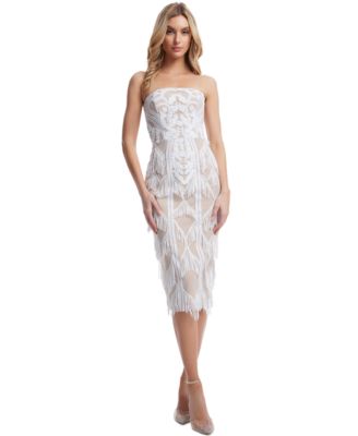 Women's Viviana Sequined Fringe Dress