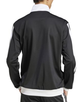 Men's Regular-Fit 3-Stripes Colorblocked Tricot Track Jacket