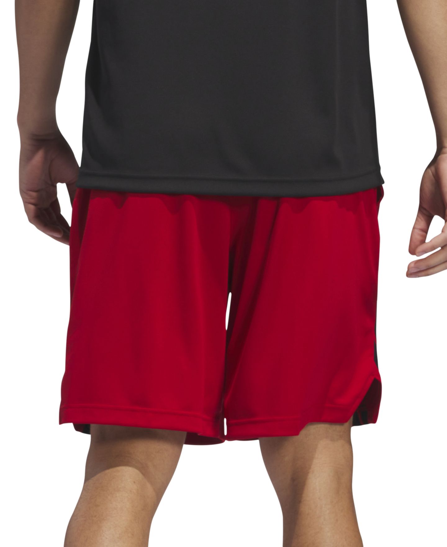 Мужские шорты adidas Three-Stripes Legends Basketball Shorts 5", цвет: Tepore/Bla — фото 2