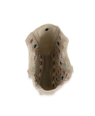 Women's Lanie Crochet Small Tote Bag