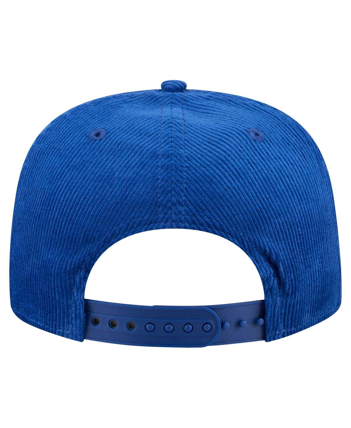 New Era Men's Royal Atlanta Braves Full Circle Corduroy Golfer Adjustable Hat In Royal