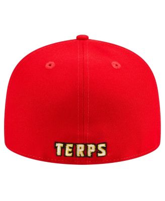 Men's Red Maryland Terrapins 59FIFTY Fitted Hat