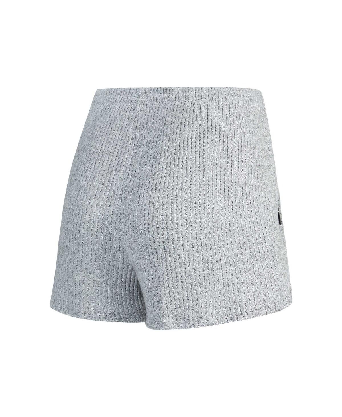 Concepts Sport Women's Gray Miami Dolphins Juniper Long Sleeve Hoodie T-shirt Shorts Set In Gray