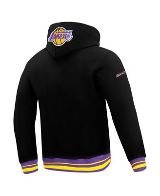 Men's Black Los Angeles Lakers Area Code Pullover Hoodie