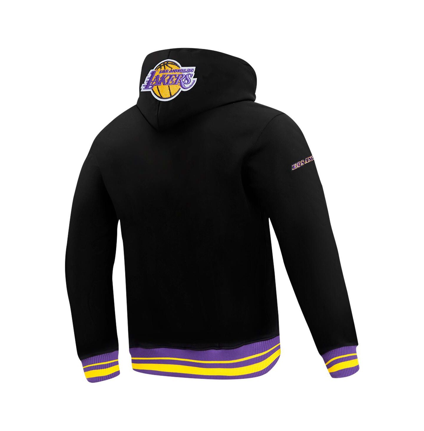 Мужское худи Pro Standard Black Los Angeles Lakers Area Code Pullover — фото 4