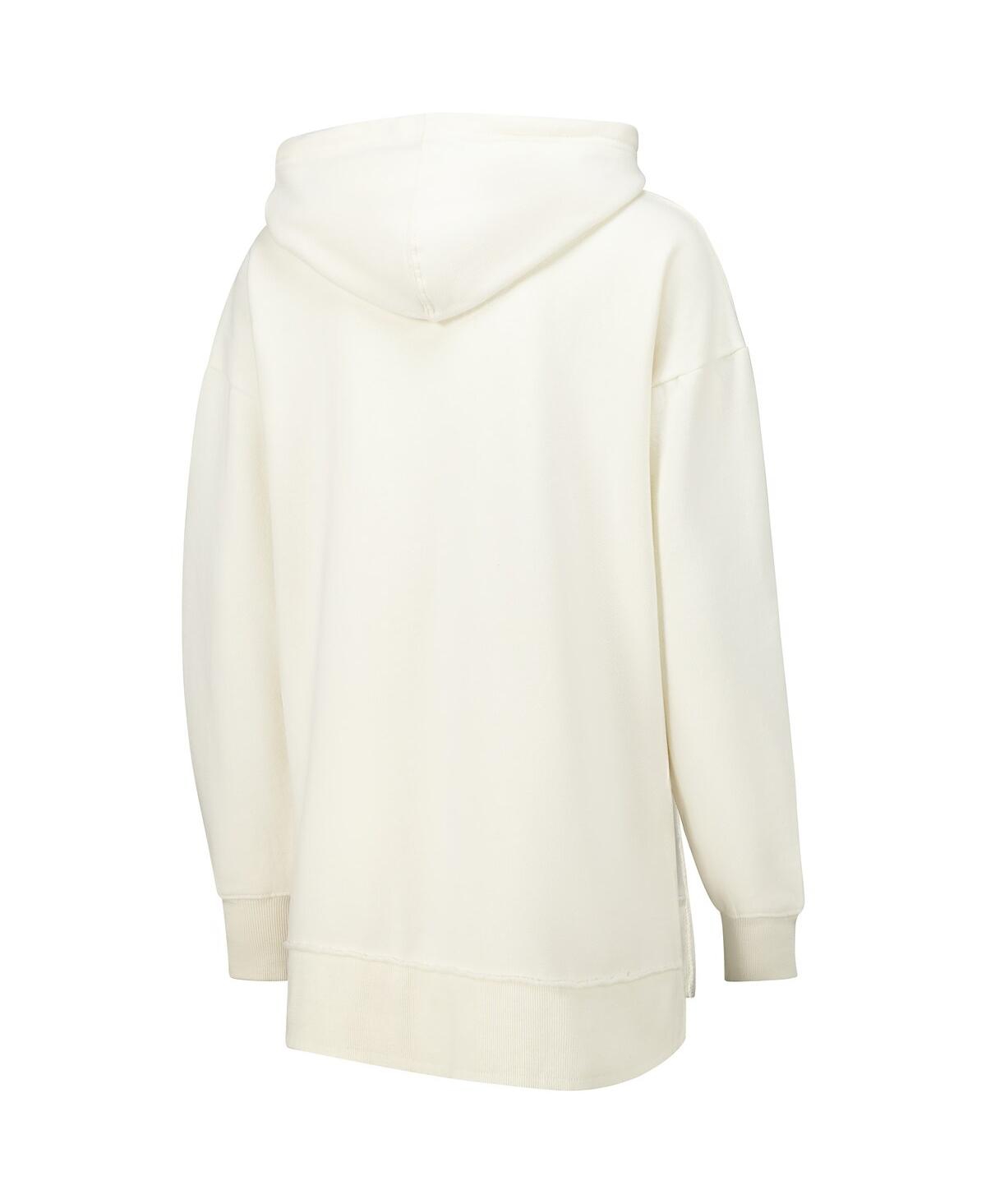 PRESSBOX WOMEN'S CREAM OHIO STATE BUCKEYES MARNI PULLOVER HOODIE 