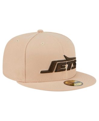 Men's Tan New York Jets Candied Pecan 59FIFTY Fitted Hat