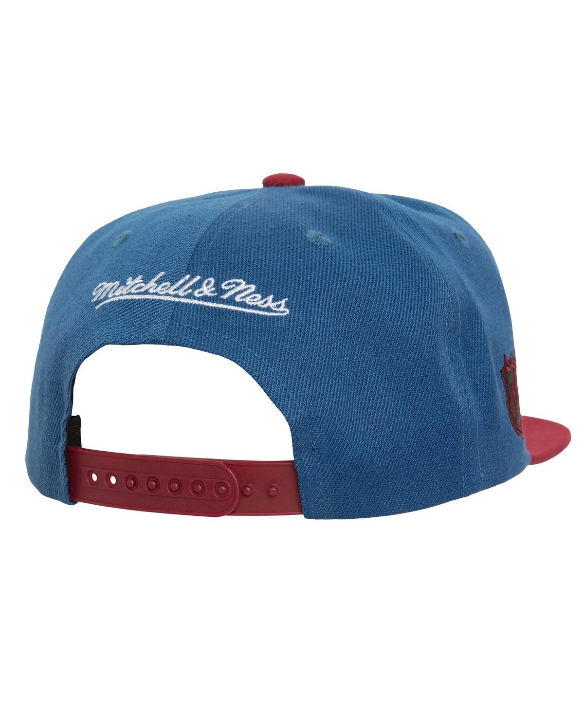 Mitchell & Ness Men's Light Blue Colorado Avalanche Soul Triple Up Snapback Hat In Light Blue