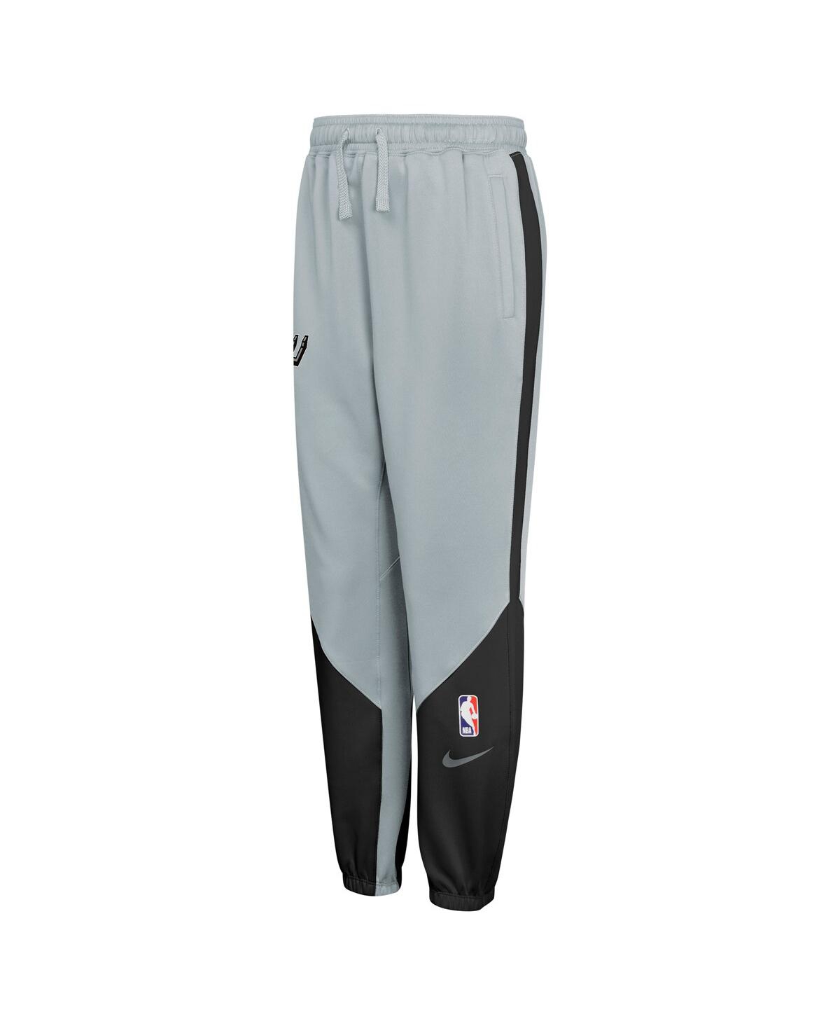 Nike Big Boys And Girls Silver San Antonio Spurs 2024/25 Authentic Showtime Pants In Silver