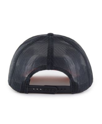 Men's Navy Atlanta Braves Hardline Trucker Adjustable Hat