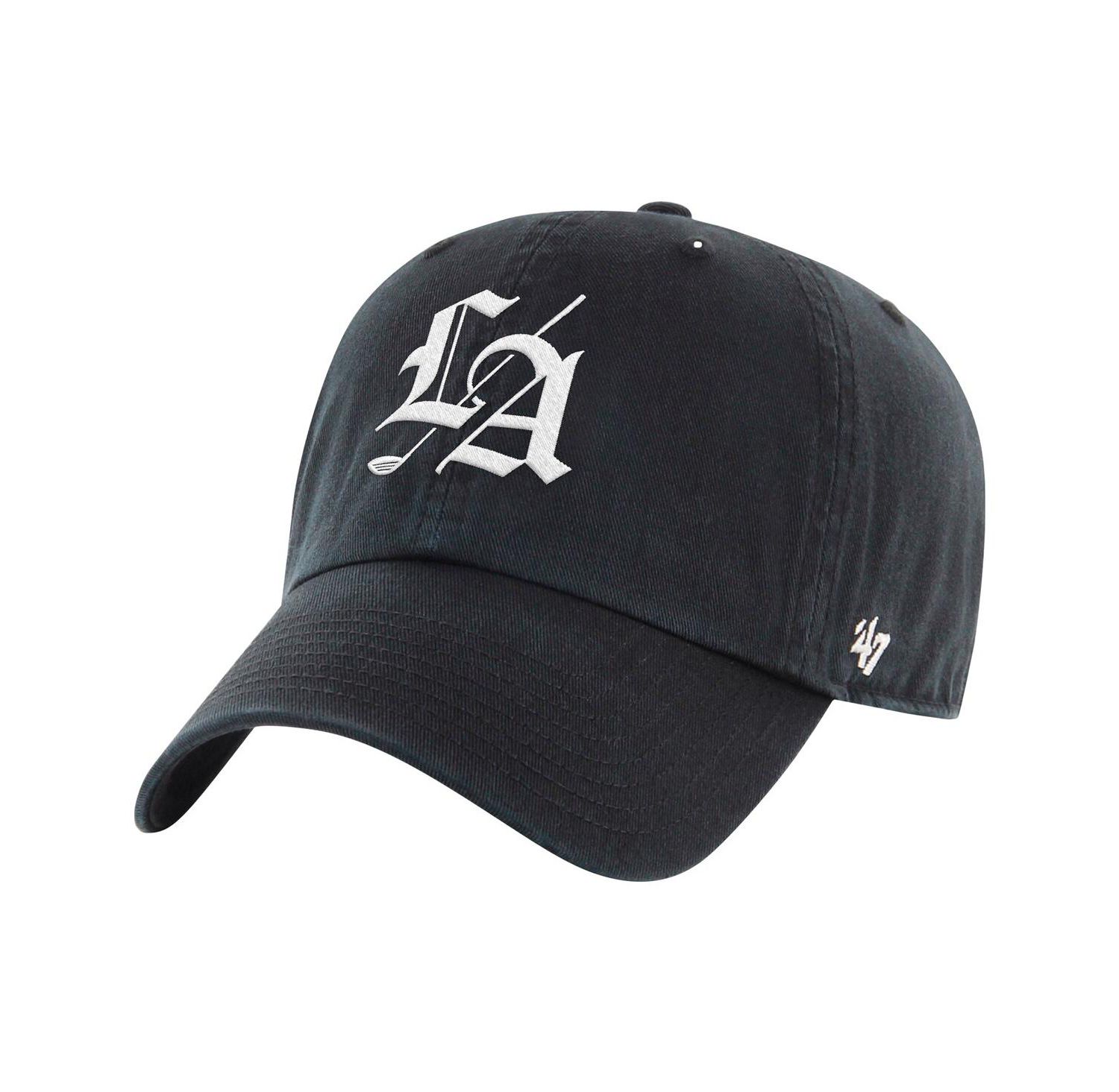 Men's Black TGL Los Angeles Golf Club Clean Up Adjustable Hat
