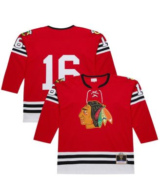 Mitchell & Ness - Men's Bobby Hull Scarlet Chicago Blackhawks 1960-61 Power Play Jersey