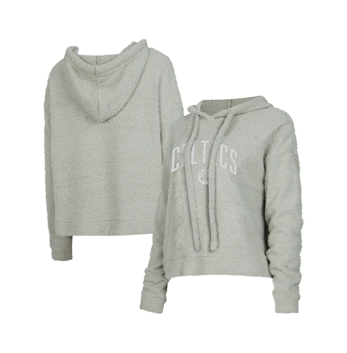 Женское худи Concepts Sport Gray Boston Celtics Ventura Comfy Pullover — фото 1