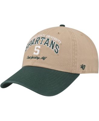 '47 Brand - Men's Khaki Michigan State Spartans Local Clean Up Adjustable Hat
