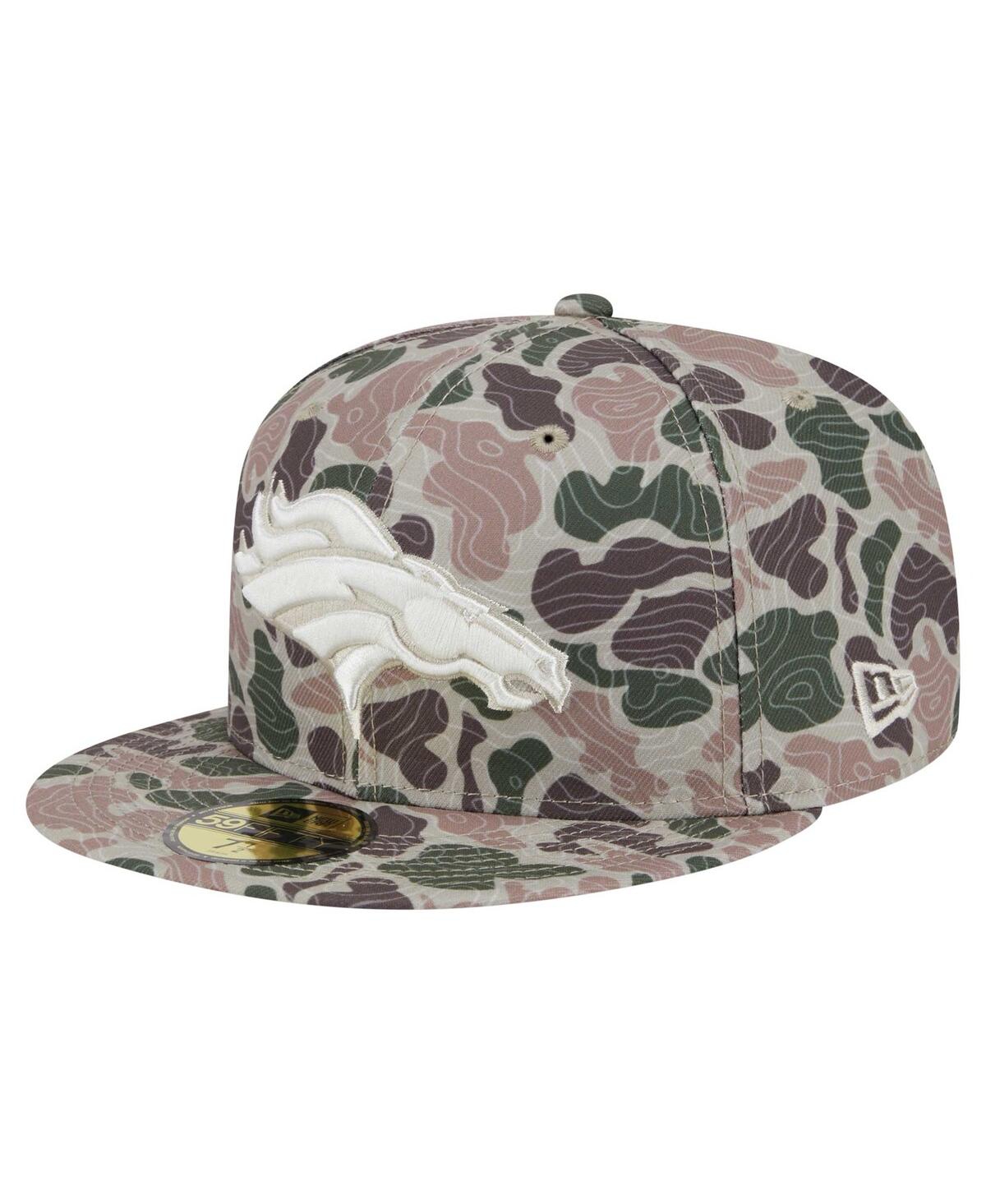 Shop New Era Men's Camo Denver Broncos Geo 59fifty Fitted Hat