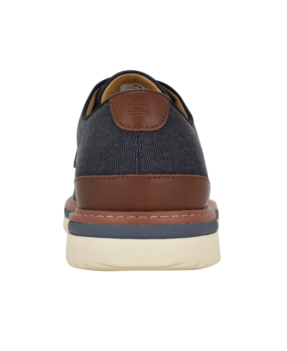 Tommy Hilfiger Men's Vessle Casualized Hybrid Oxfords In Navy,cognac Multi