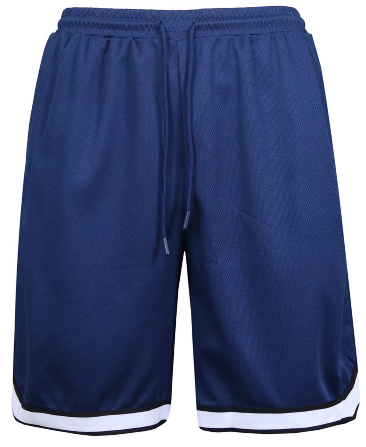 Men's Premium Active Moisture Wicking Workout Mesh Shorts with Trim - Silver
