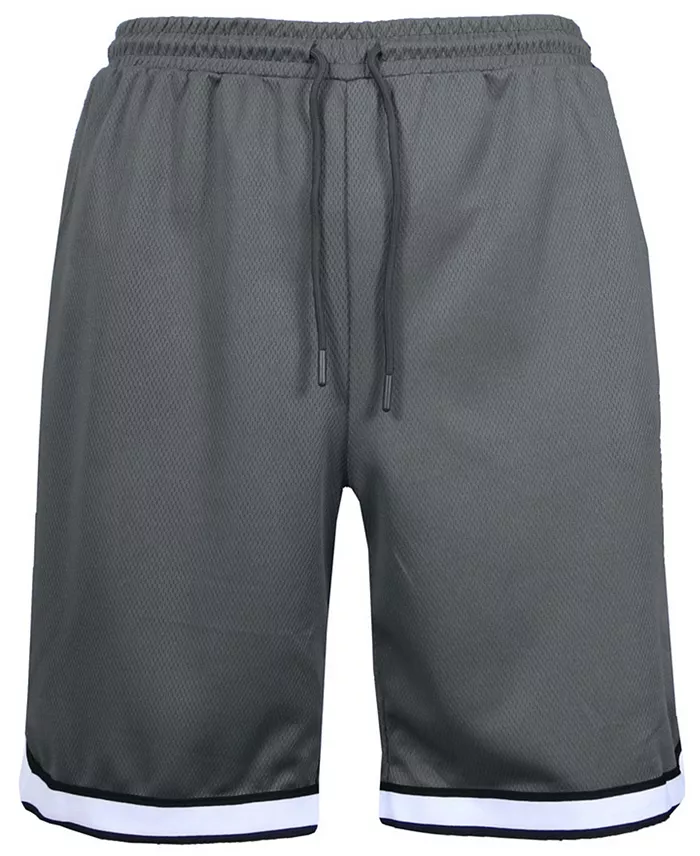 Men's Premium Active Moisture Wicking Workout Mesh Shorts with Trim