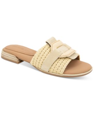 Women's Hudson Mixed-Media Flat Sandals