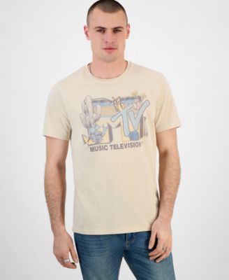Sun + Stone - Men's MTV Cactus Regular-Fit Graphic T-Shirt