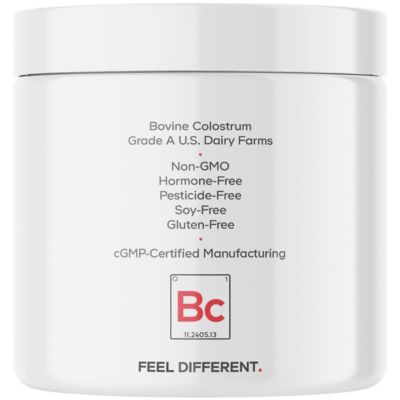 Bovine Colostrum Powder Supplement 4-Month Supply, 1000mg per Serving, Grass-Fed Ethically Sourced, Immunoglobulin-Rich Prized First Milk, Cold-Chain Pasteurized, Agglomerated, Non-GMO, 4.3 OZ