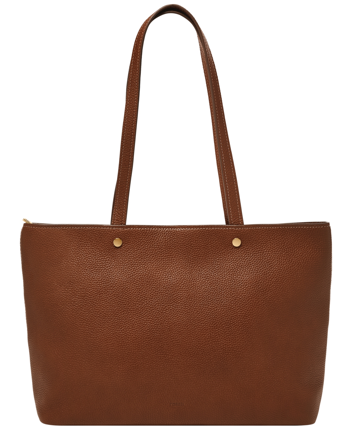 Jessie Leather Top Zip Tote Bag - Drizzle
