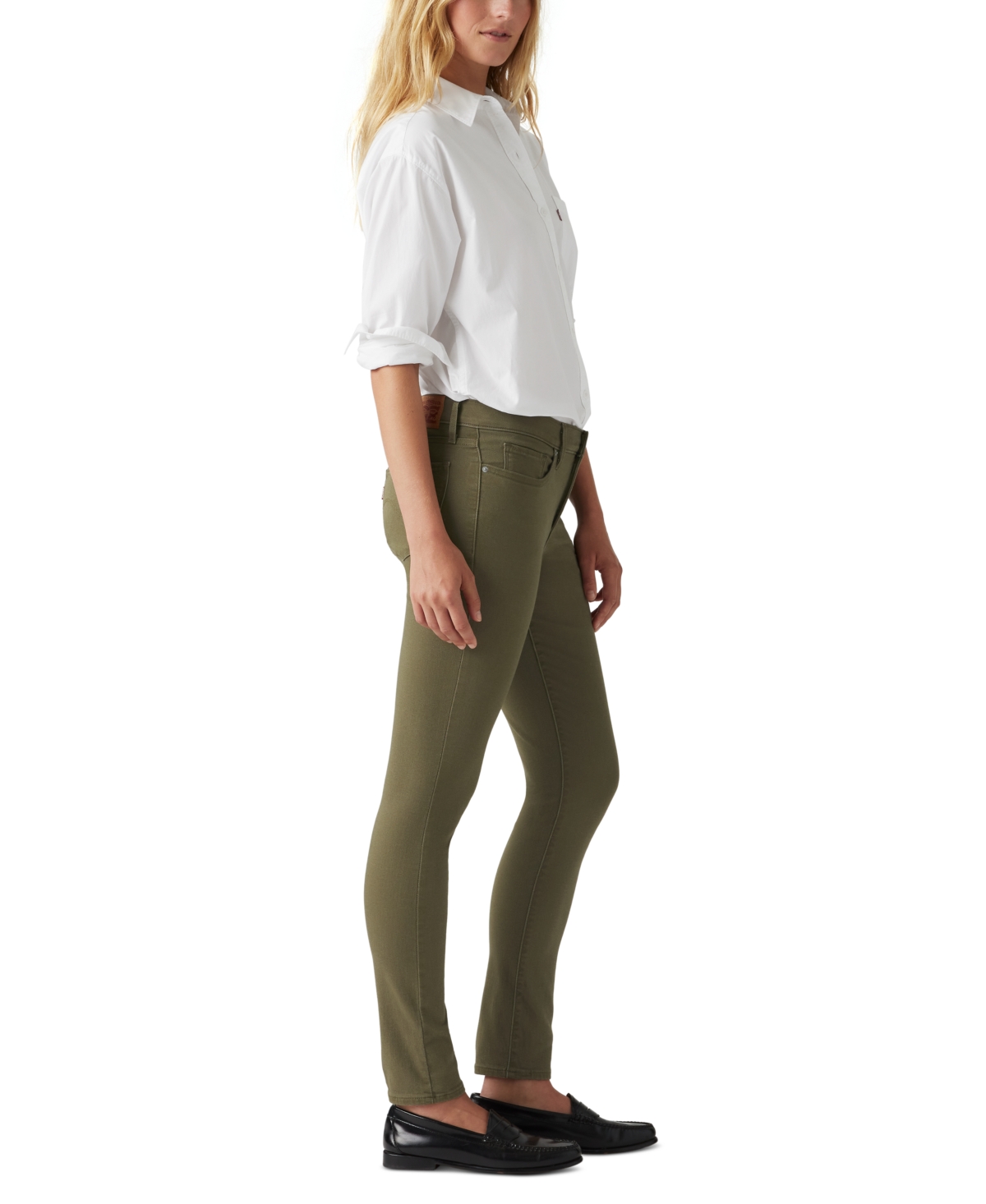 Levi's Women's 311 Mid-rise Shaping Skinny Jeans In Ivy Green