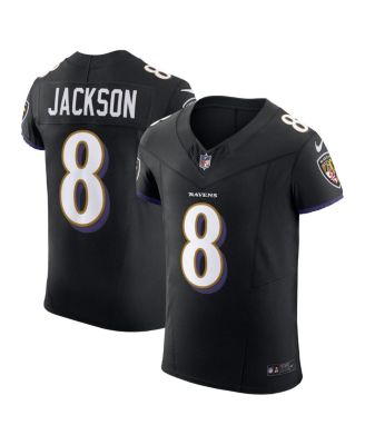 Nike - Men's Lamar Jackson Black Baltimore Ravens Alternate Vapor F.U.S.E. Elite Jersey