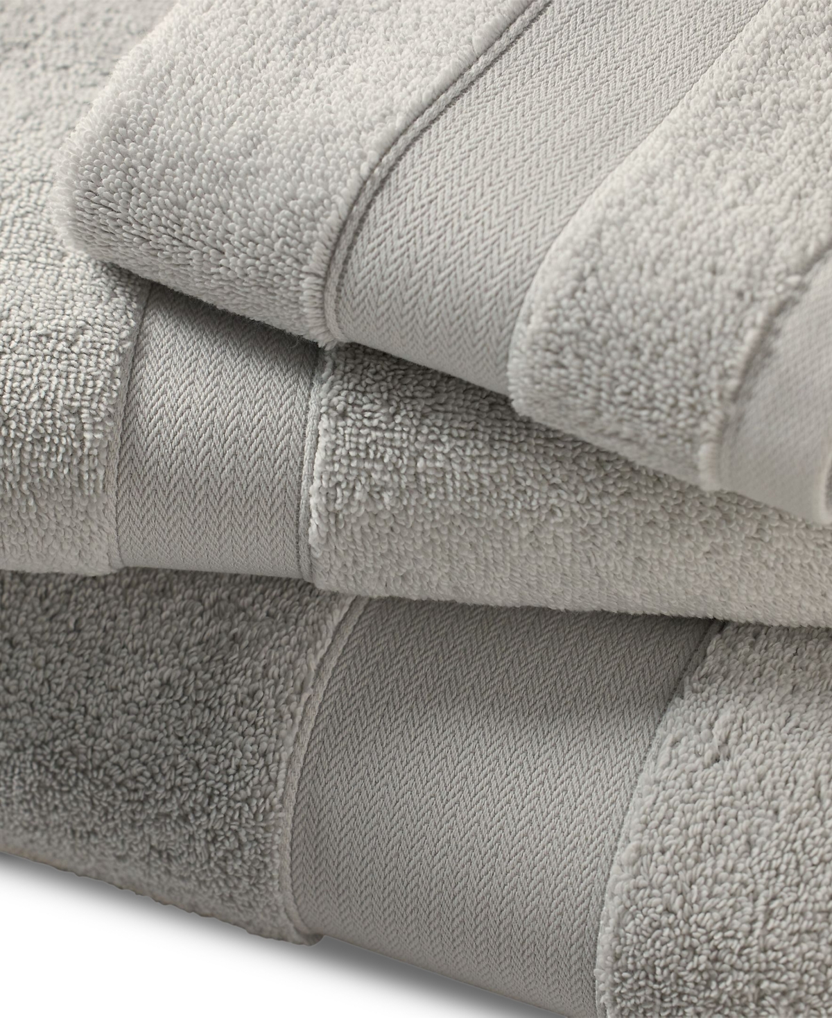 Ralph Lauren Watson Cotton Wash Cloth In True Pale Grey
