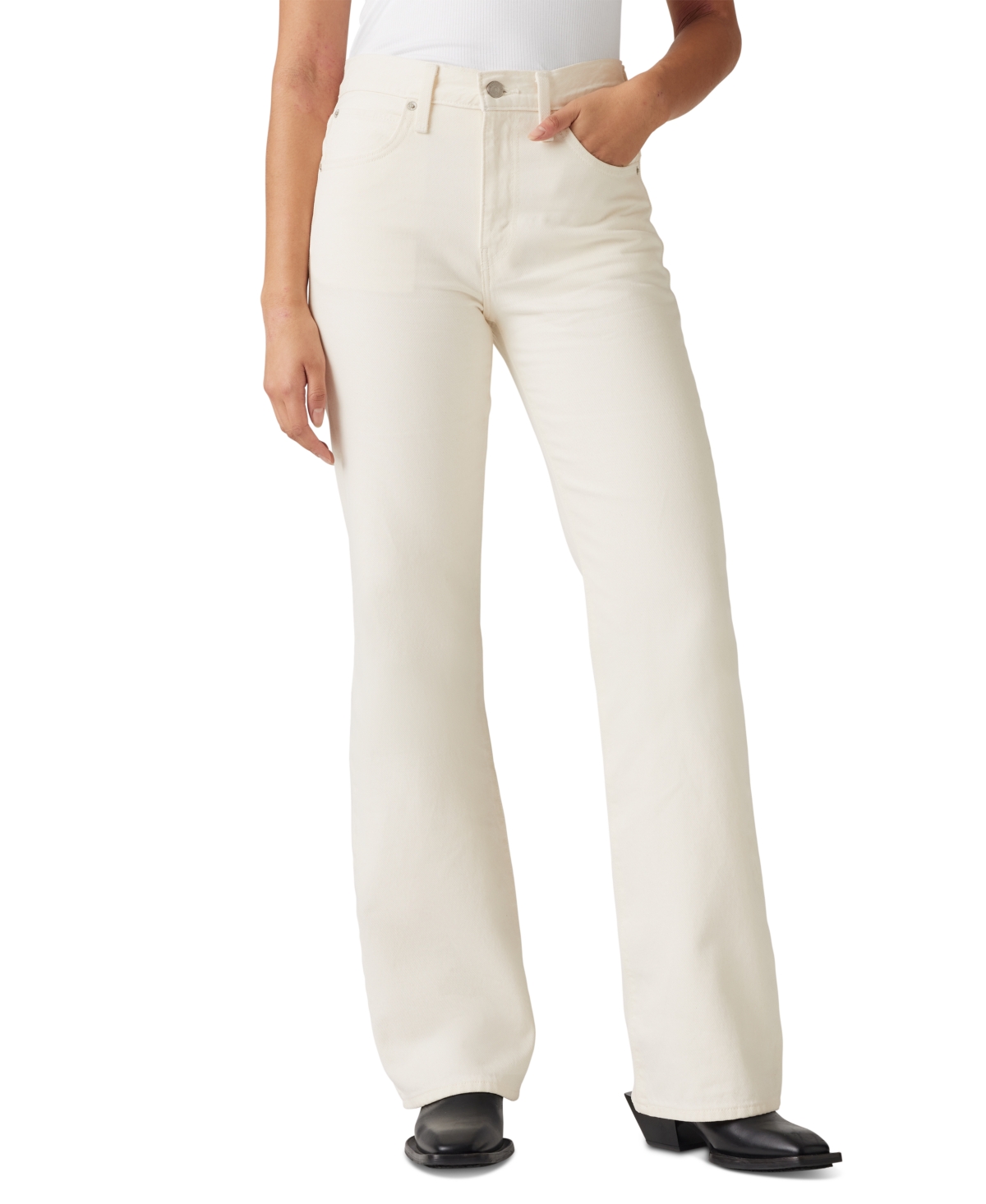 Levi's 725 High-waist Classic Stretch Bootcut Jeans In Barely Freezing
