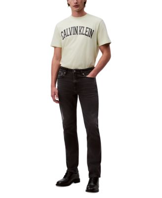 Calvin Klein - Men's Slim-Fit Stretch Jeans, Black Mist