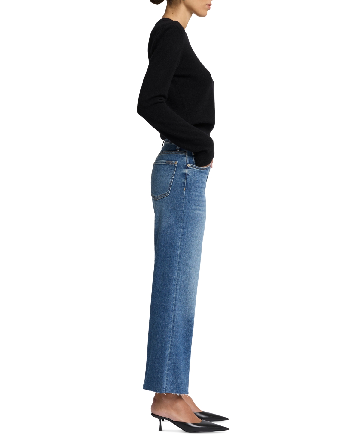 7 For All Mankind Women's Alexa Cropped Cutoff Jeans In Felicity