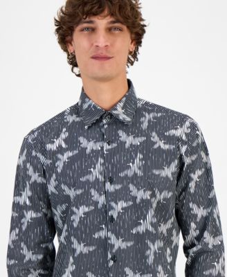 Men's Ermo Butterfly Patterned Shirt
