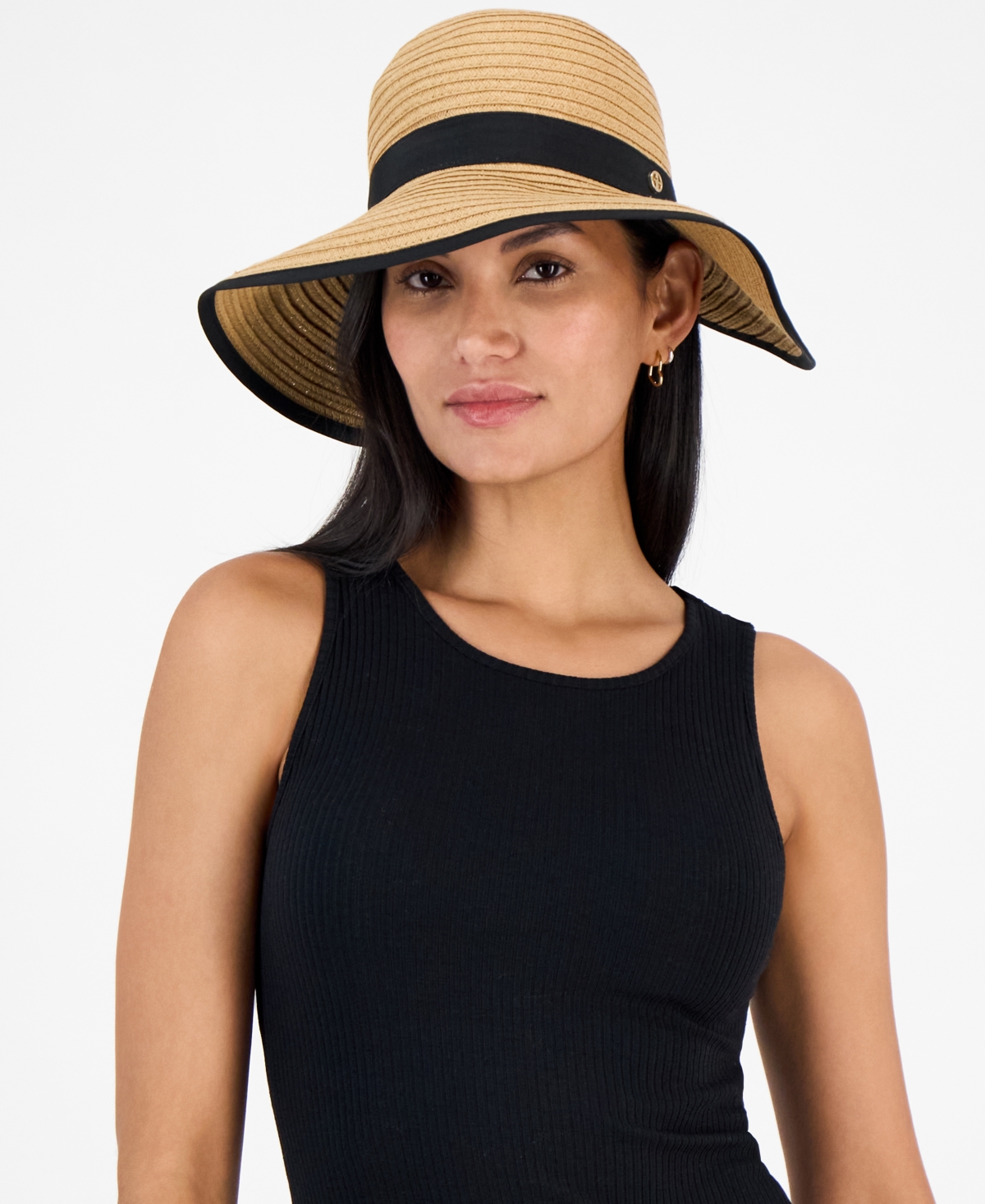 GIANI BERNINI ADJUSTABLE DOWNBRIM FRAMER HAT, EXCLUSIVELY AT MACY'S 