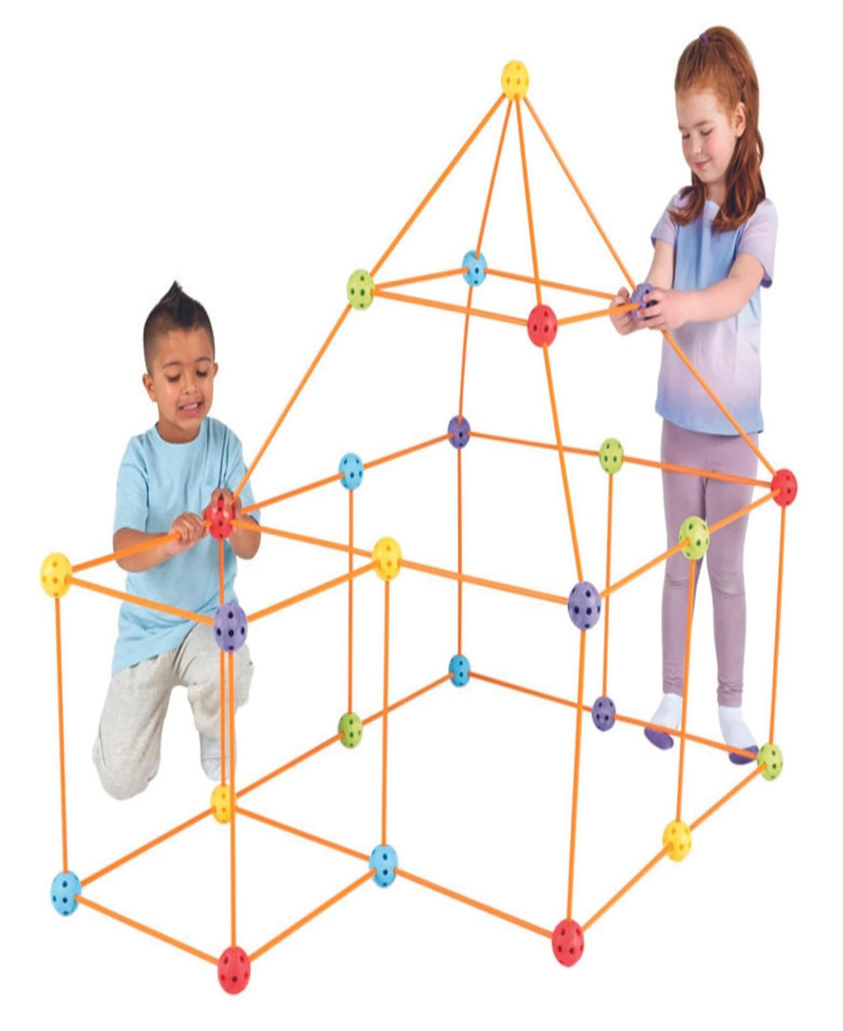 Everest Toys Crazy Forts Building Playset In Multi