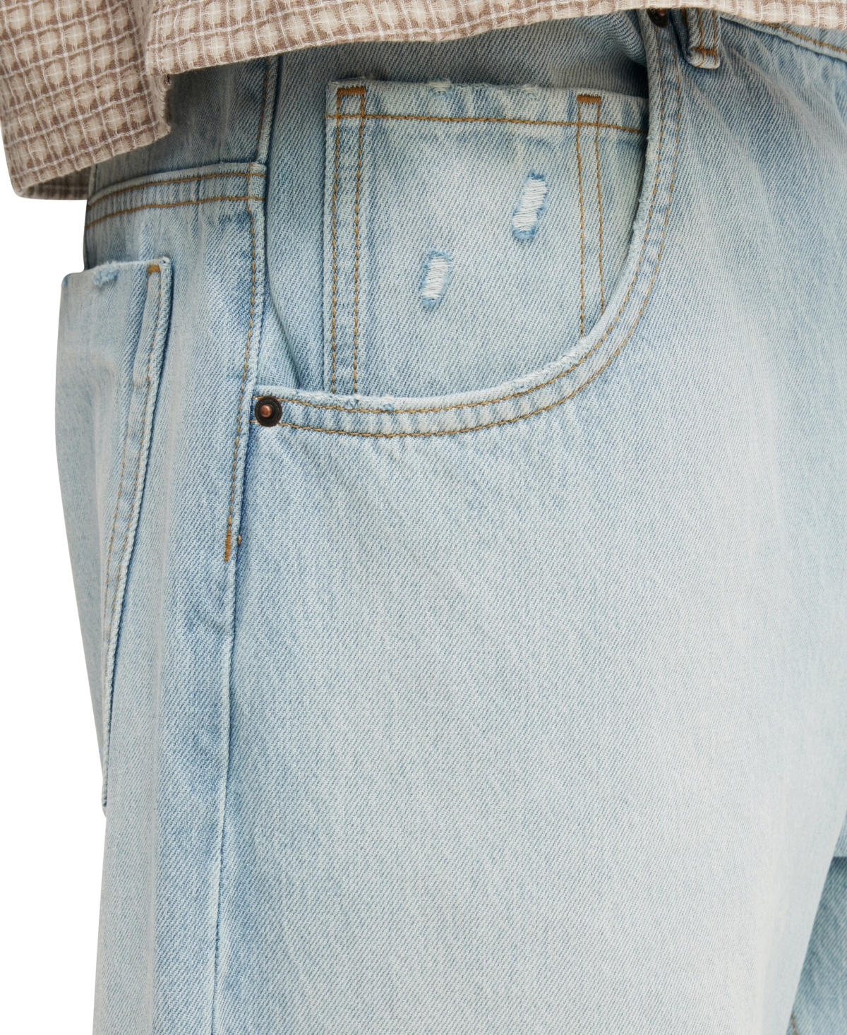 Shop Cotton On Men's Super Baggy Engineered Jean In Oasis Blue
