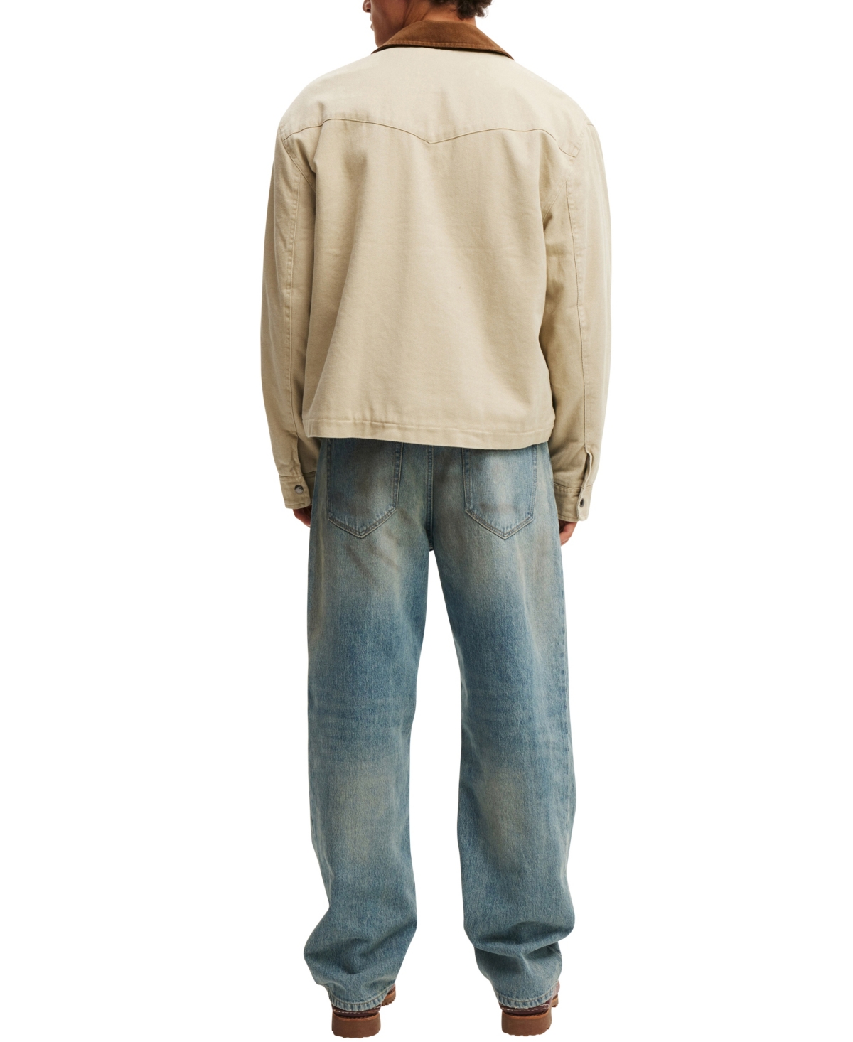 Shop Cotton On Men's Baggy Jean In Nova Blue