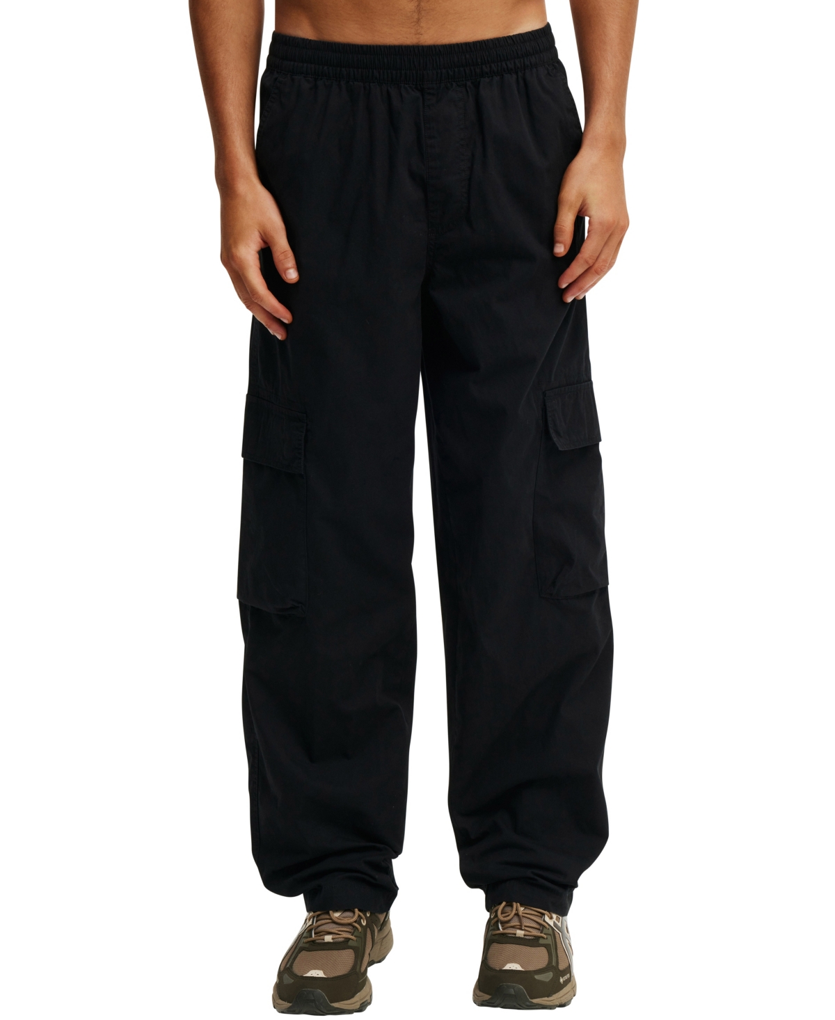 Shop Cotton On Men's Knox Baggy Cargo Pant In Black