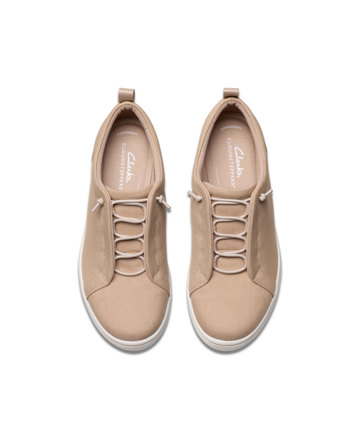 Clarks Cloudsteppers Women's Breeze Sky Slip-on Shoes In Sand Textile