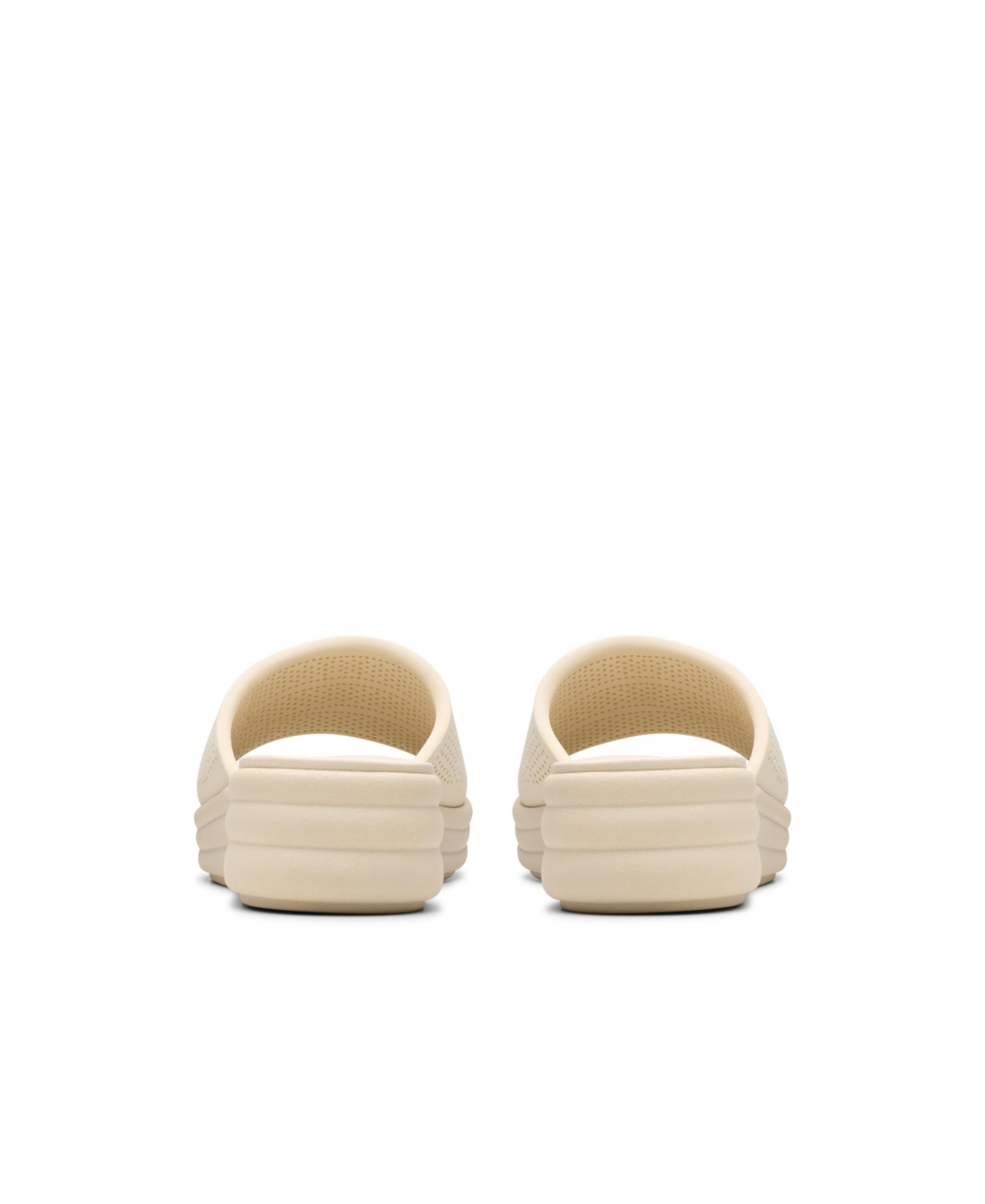 Clarks Cloudsteppers Women's Drift Twist Slip-on Flat Sandals In Cream