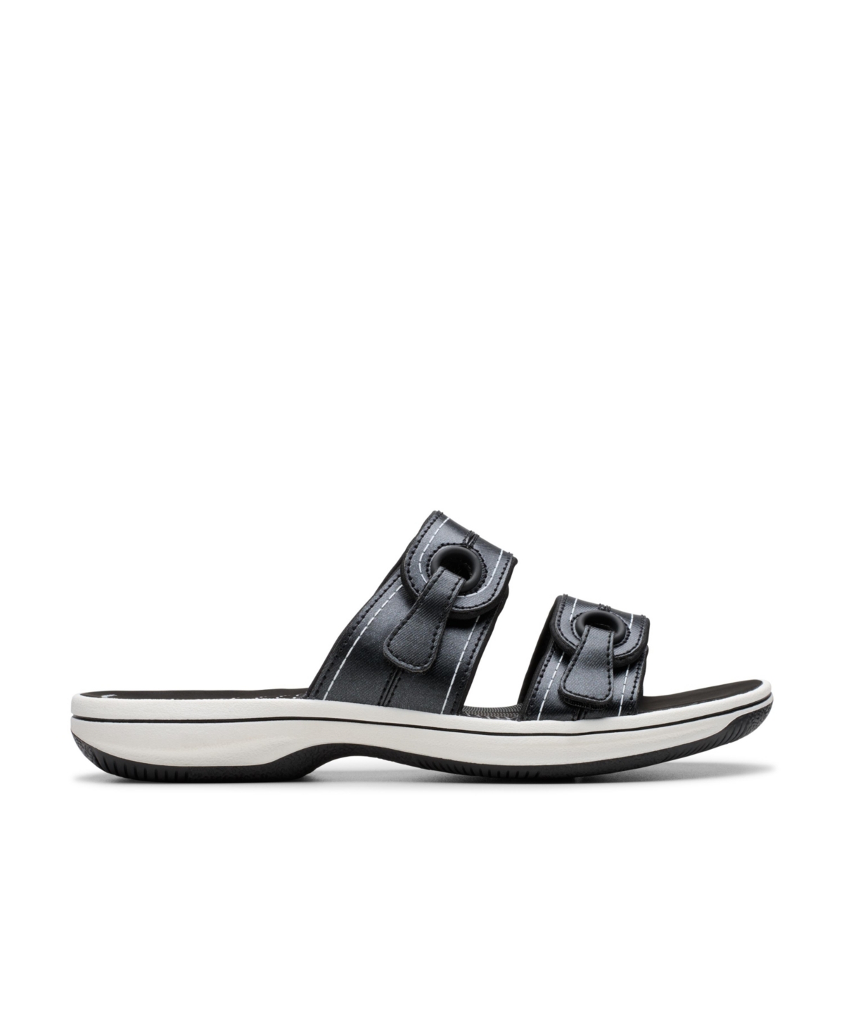 Clarks Cloudsteppers Women's Breeze Maye Slip-on Sandals In Black