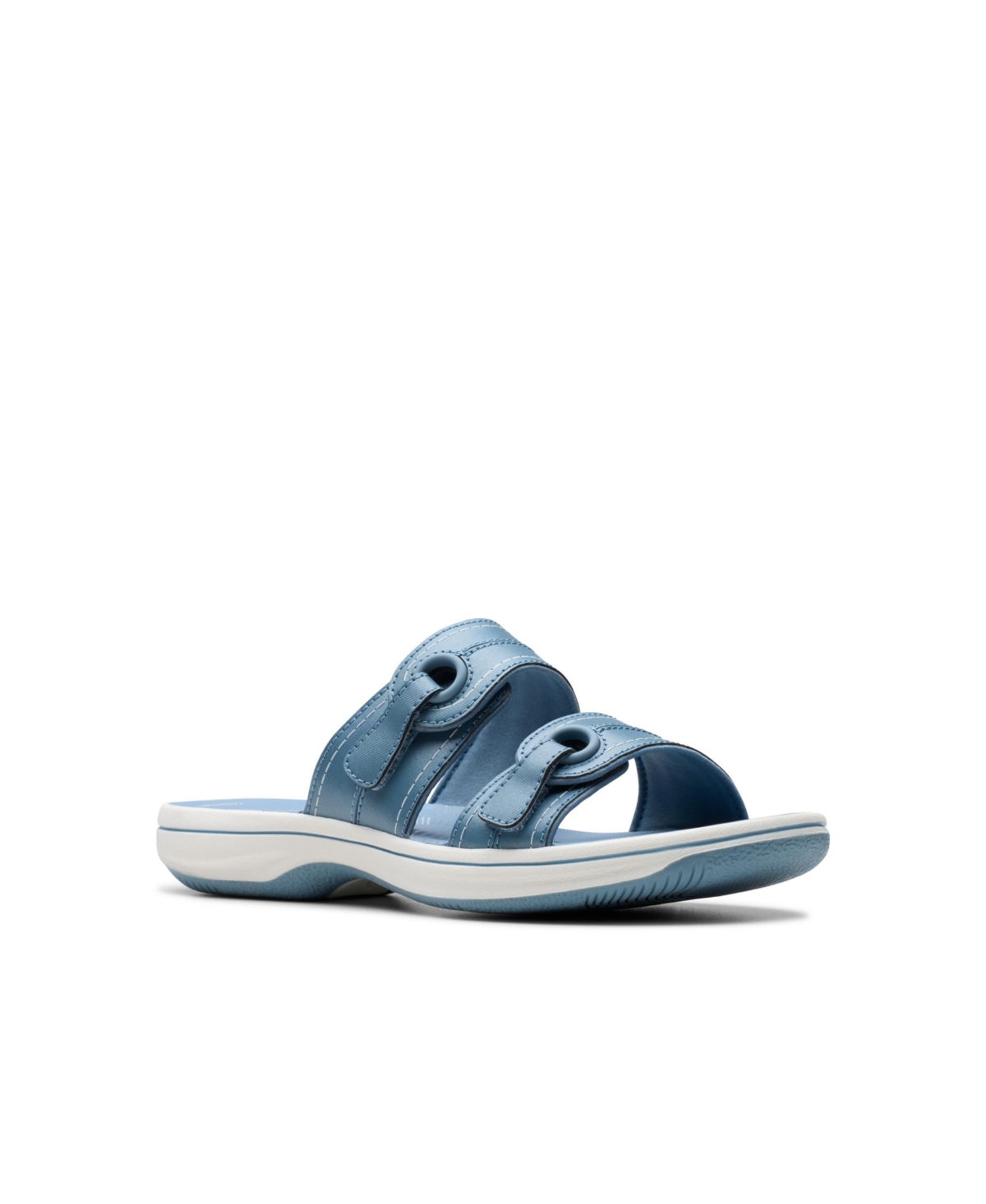 Clarks Cloudsteppers Women's Breeze Maye Slip-on Sandals In Denim